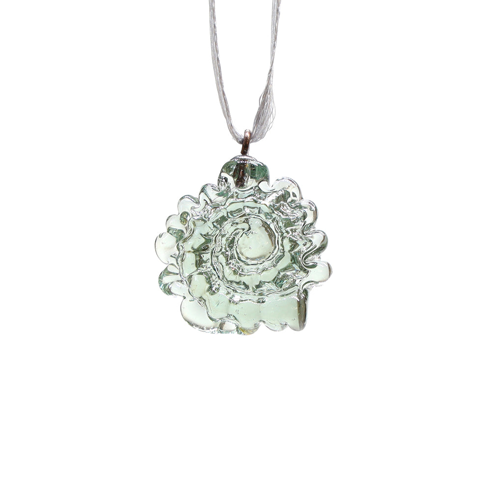 Tiny Glass Ammonite Hanging Decoration