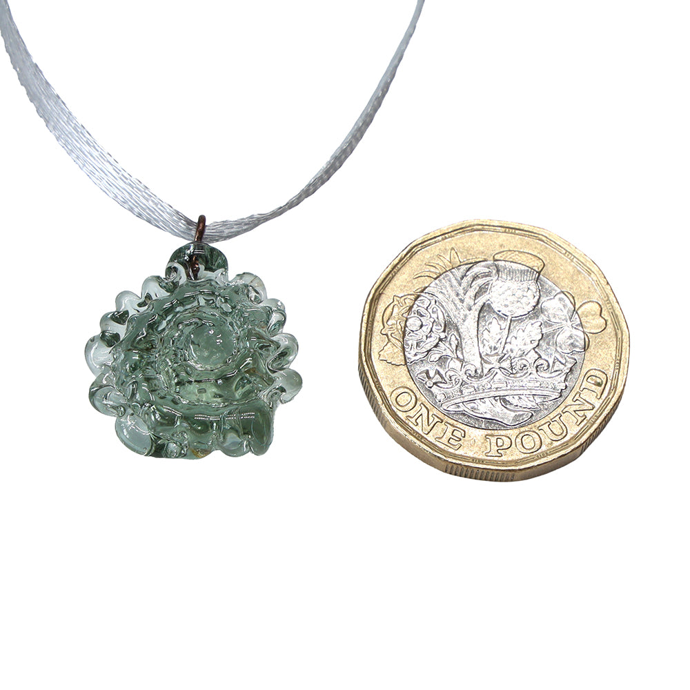 Tiny Glass Ammonite Hanging Decoration