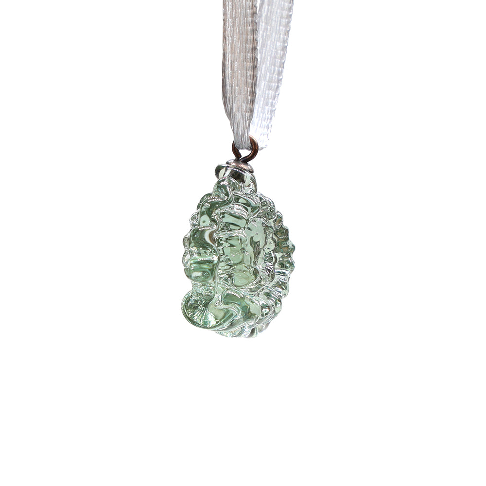 Tiny Glass Ammonite Hanging Decoration