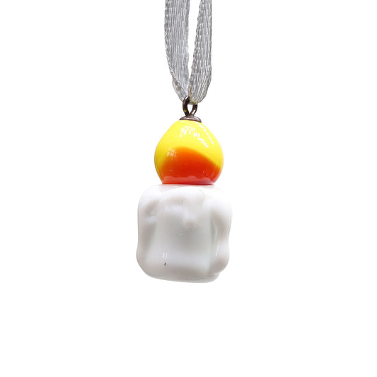 Tiny Glass Candle Hanging Decoration