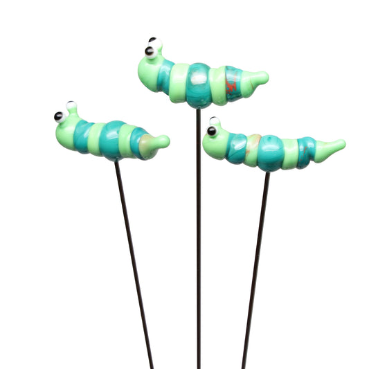 Green Caterpillar Plant Decoration