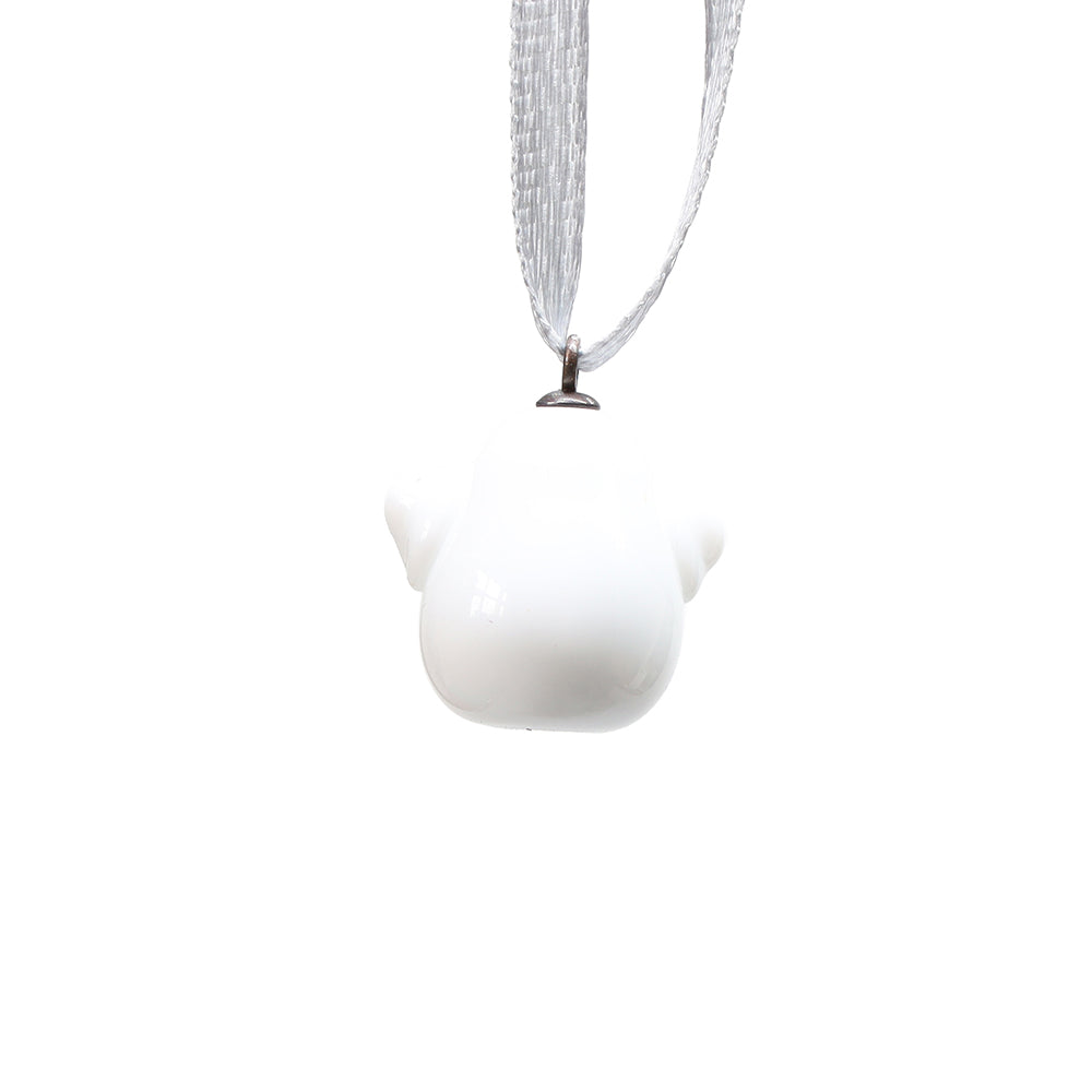 Tiny Glass Ghost Hanging Decoration