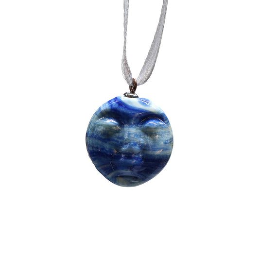 Tiny Glass Moon Hanging Decoration