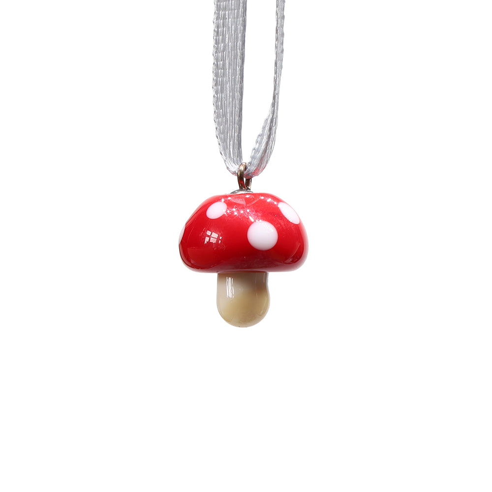 Glass Mushroom Hanging Decoration