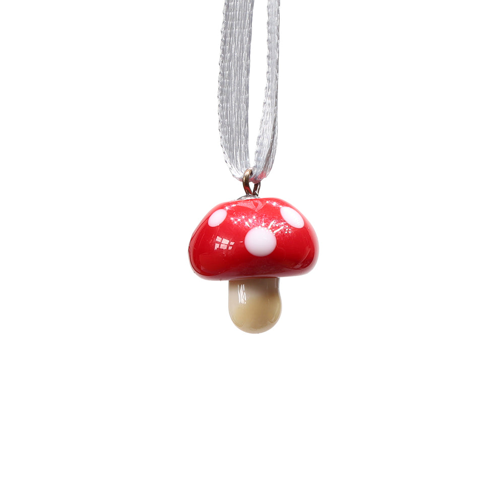 Glass Mushroom Hanging Decoration