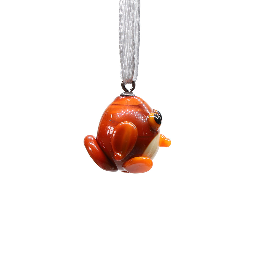 Tiny Glass Owl Hanging Decoration