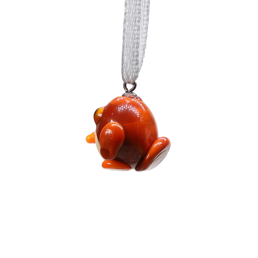 Tiny Glass Owl Hanging Decoration
