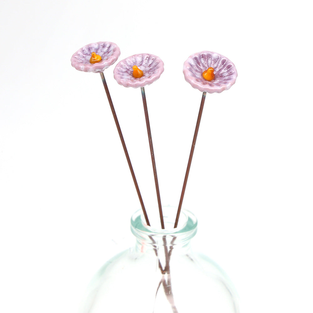 Single Glass Daisy -  Opaque Speckled Colours