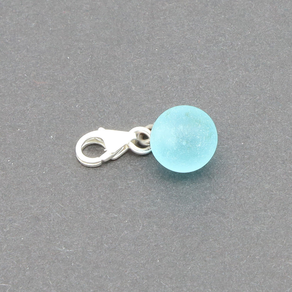 Frosted Bombay Sapphire Gin Bottle Tiny Ball Charm
