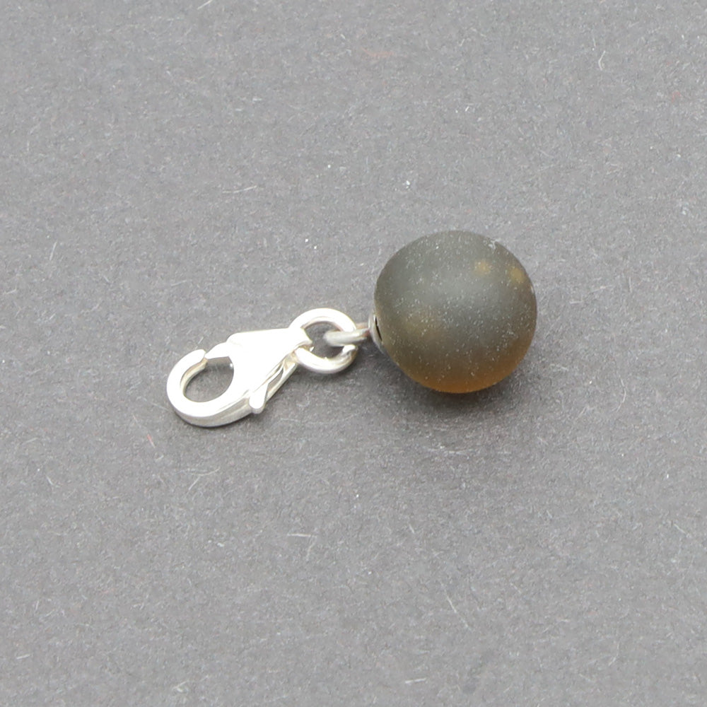 Frosted Marmite Jar Tiny Ball Charm