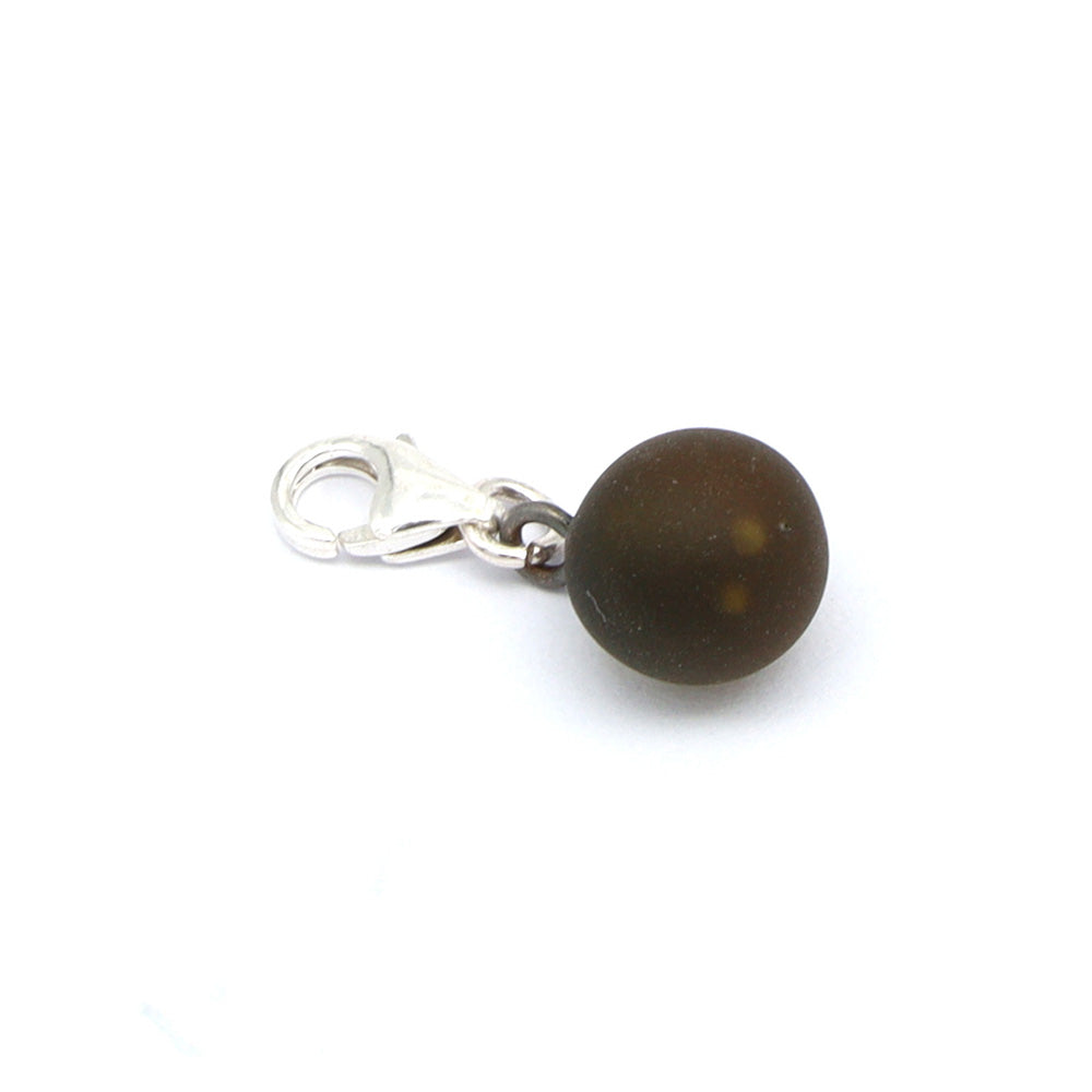 Frosted Marmite Jar Tiny Ball Charm