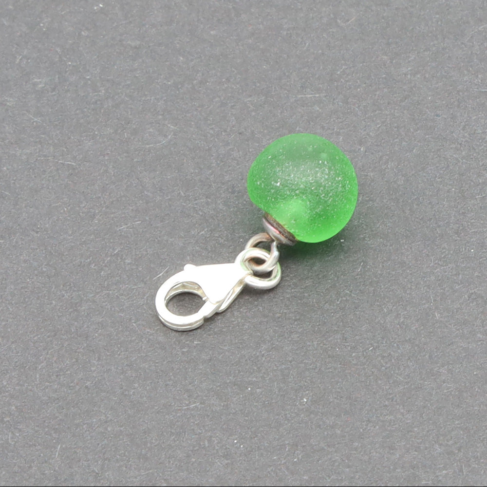 Frosted Martini Bottle Tiny Ball Charm