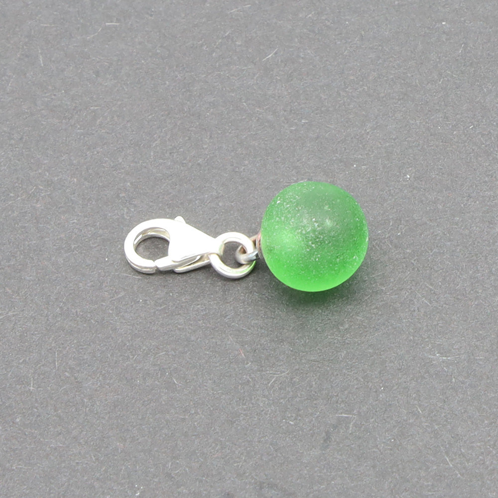 Frosted Martini Bottle Tiny Ball Charm
