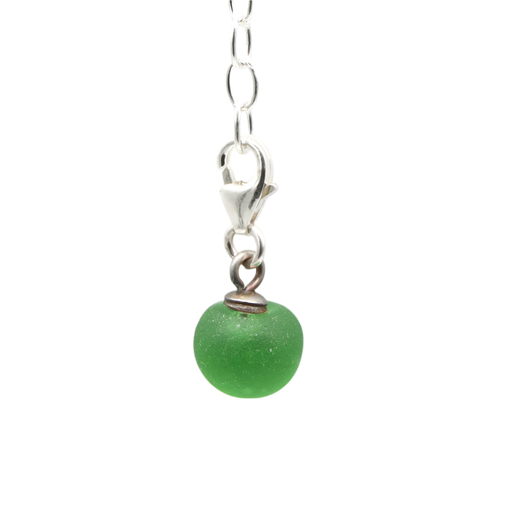 Frosted Martini Bottle Tiny Ball Charm