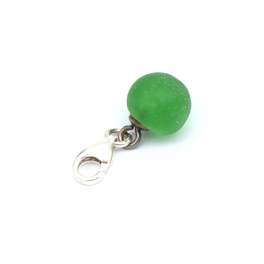 Frosted Martini Bottle Tiny Ball Charm