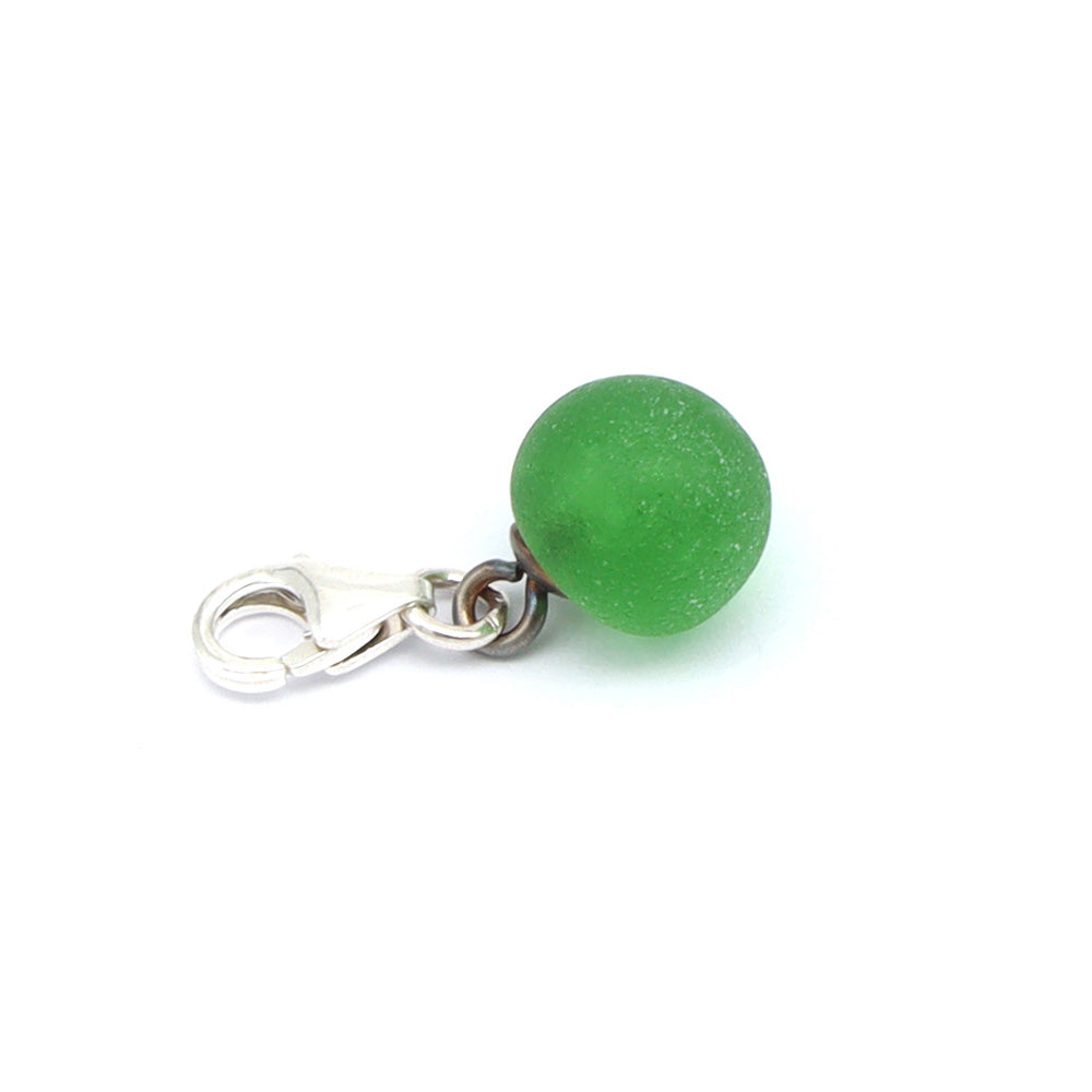 Frosted Martini Bottle Tiny Ball Charm