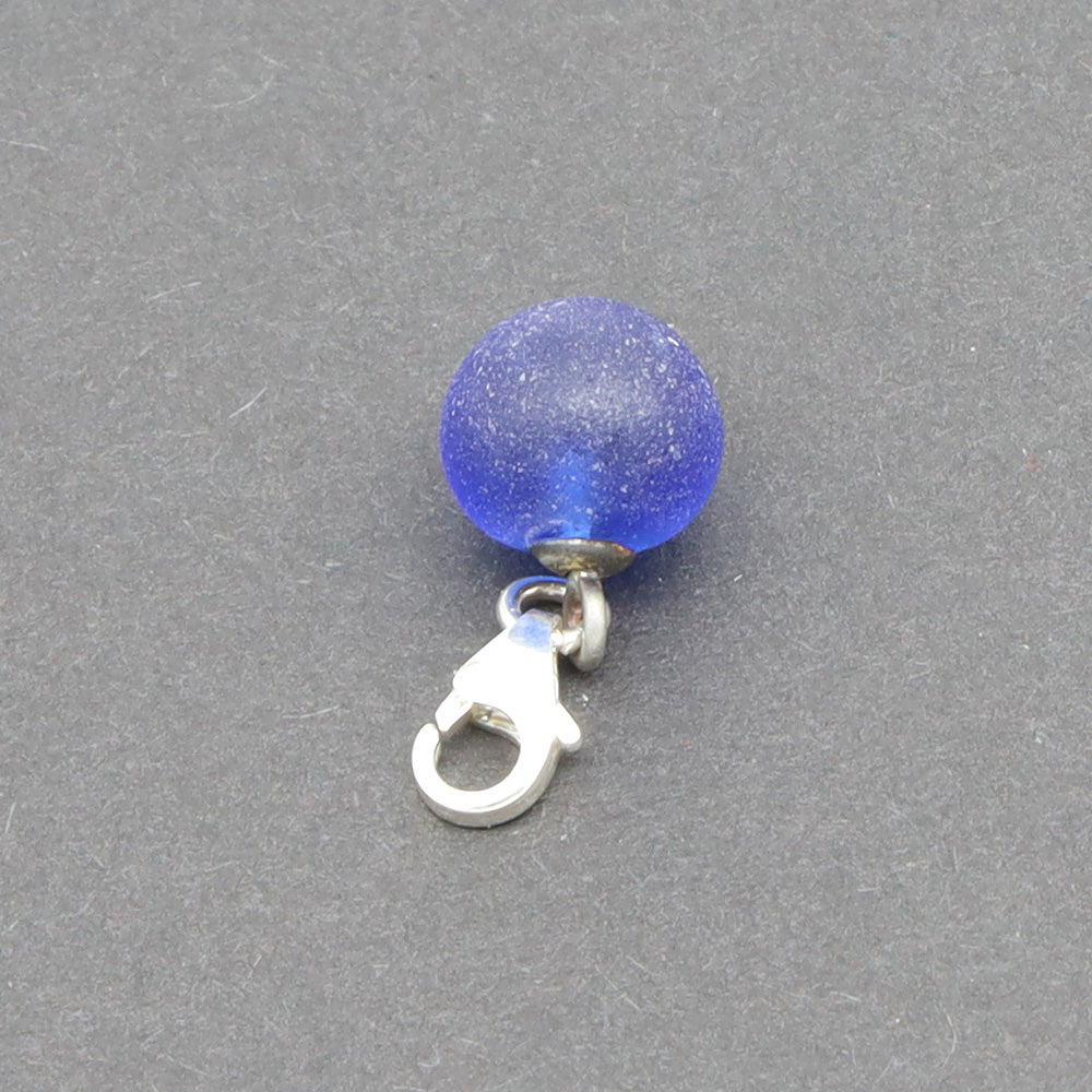 Frosted Sherry Bottle Tiny Ball Charm