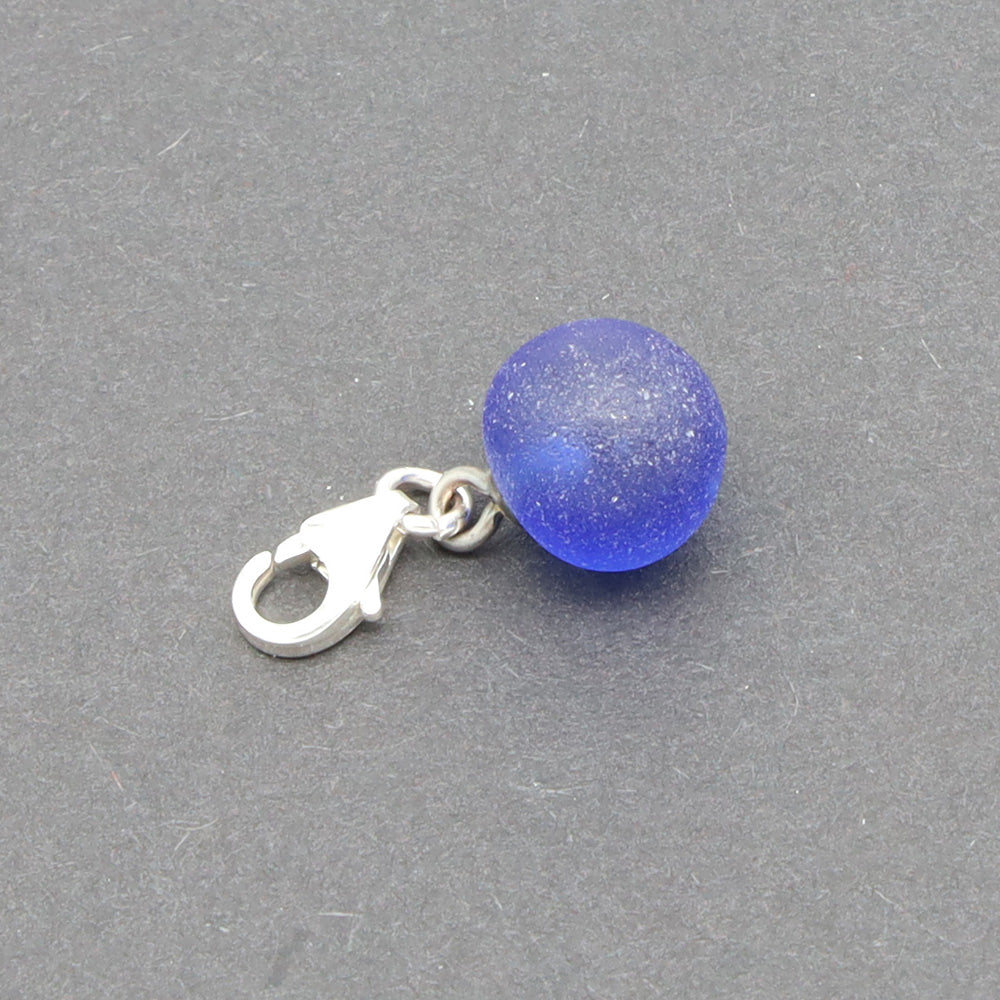 Frosted Sherry Bottle Tiny Ball Charm