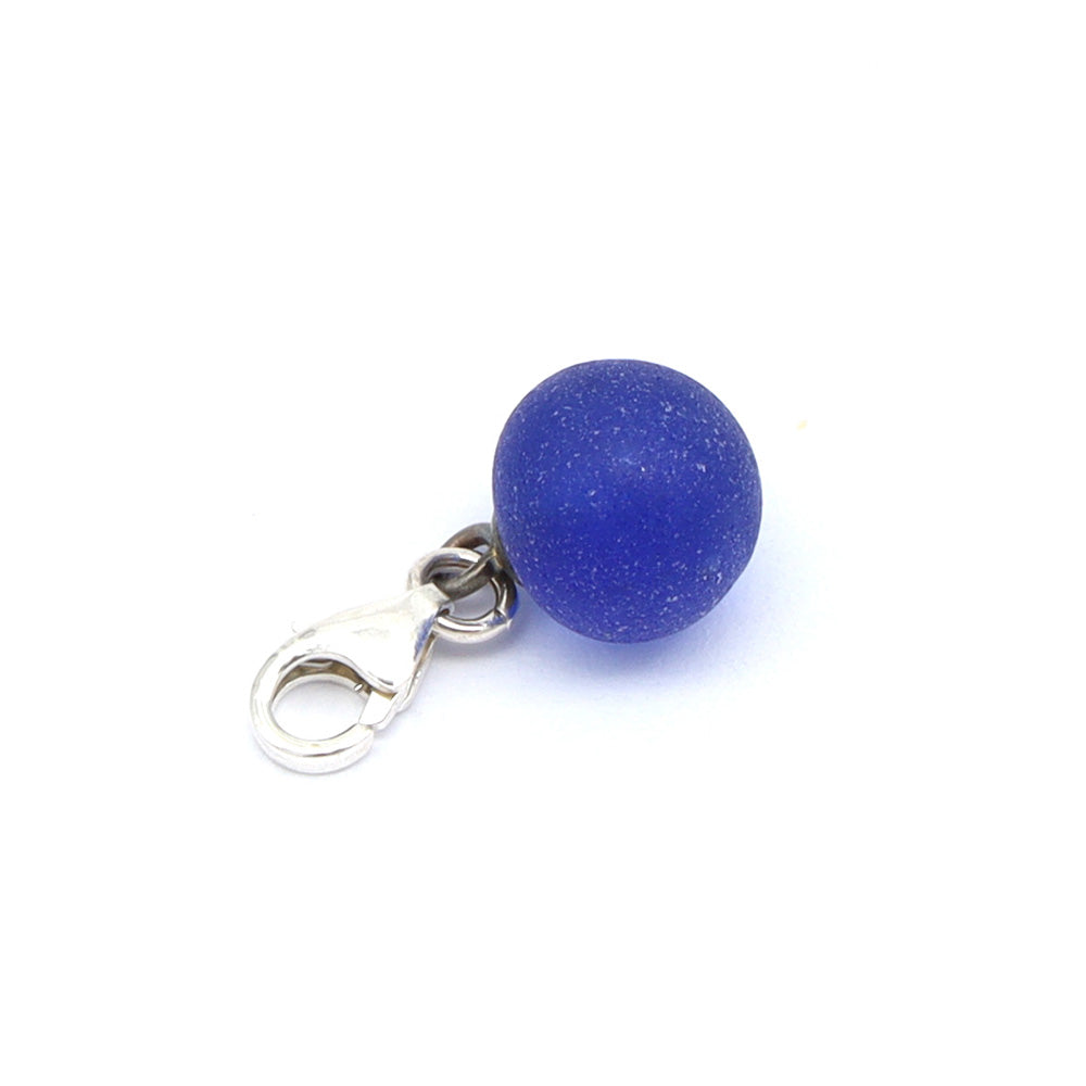 Frosted Sherry Bottle Tiny Ball Charm