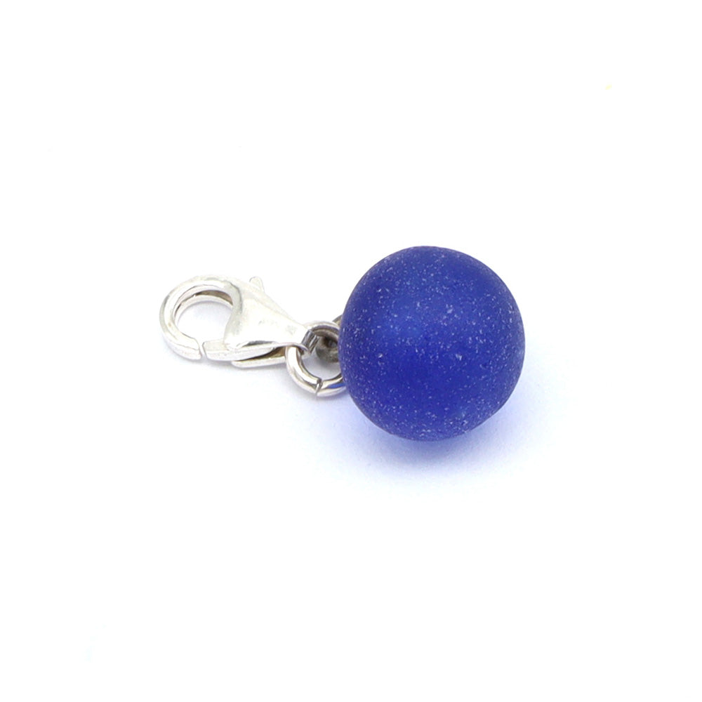 Frosted Sherry Bottle Tiny Ball Charm