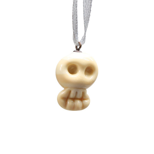 Tiny Glass Skull Hanging Decoration
