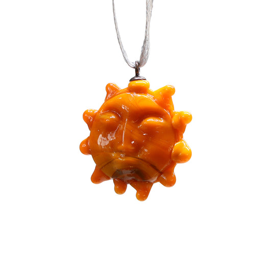 Tiny Glass Sun Hanging Decoration