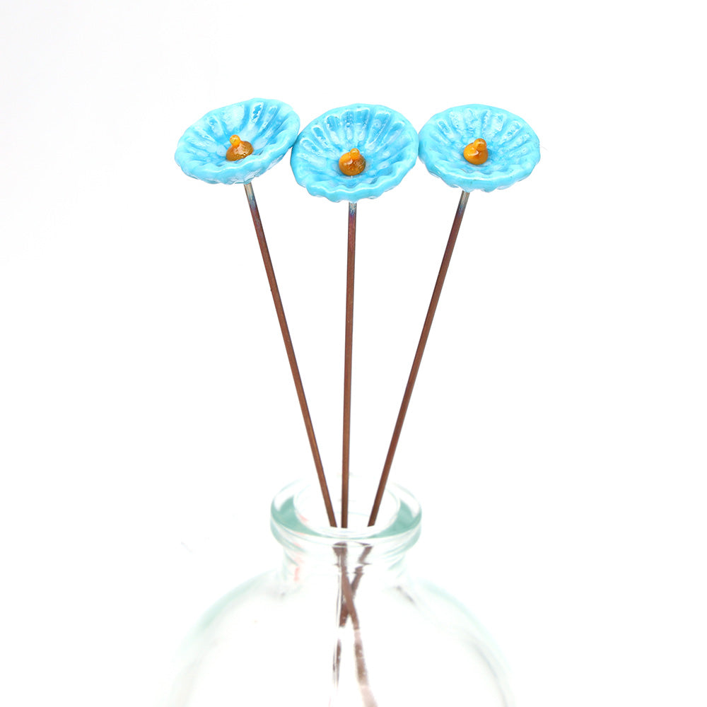 Single Glass Daisy -  Opaque Speckled Colours
