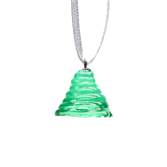 Tiny Glass Christmas Tree Hanging Decoration