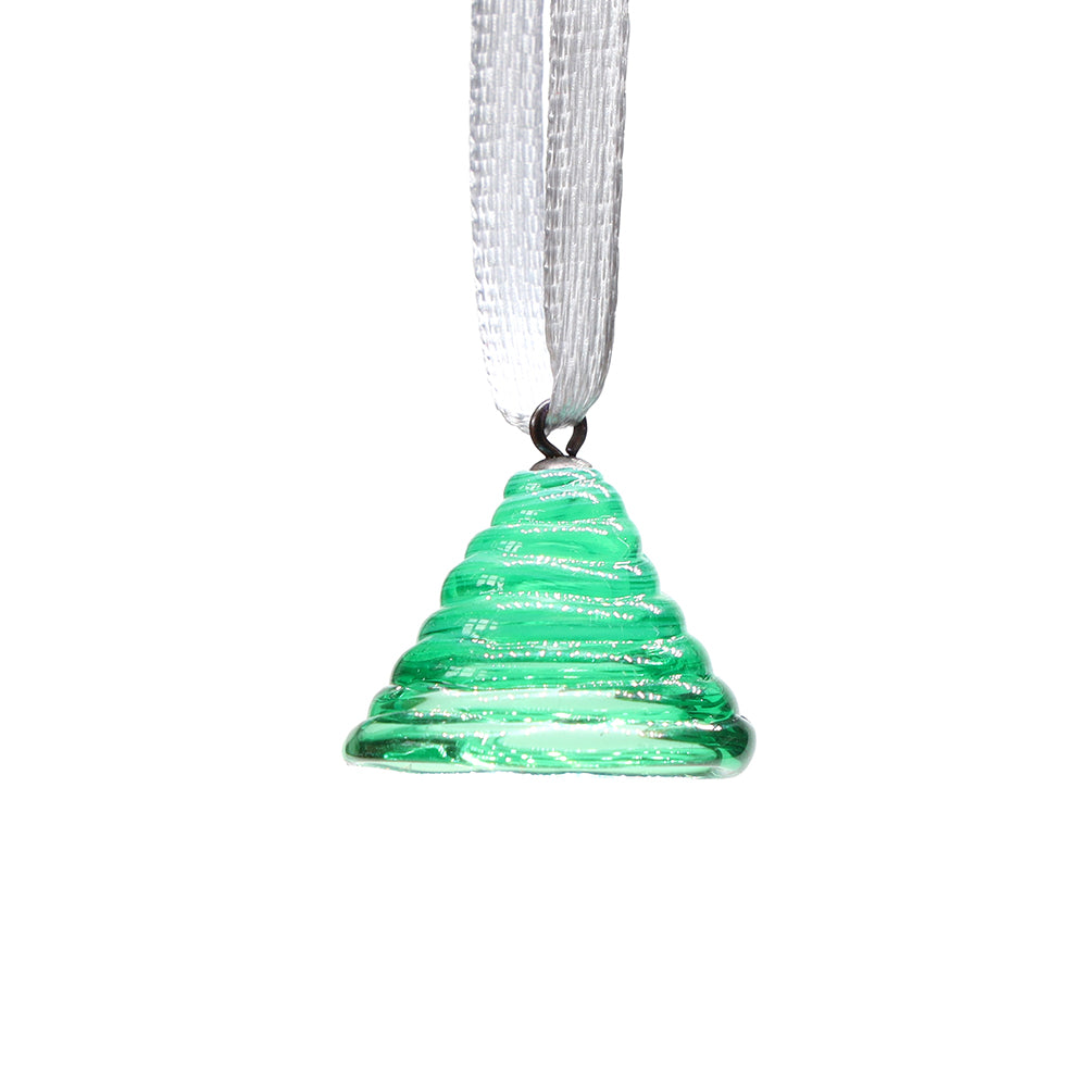 Tiny Glass Christmas Tree Hanging Decoration