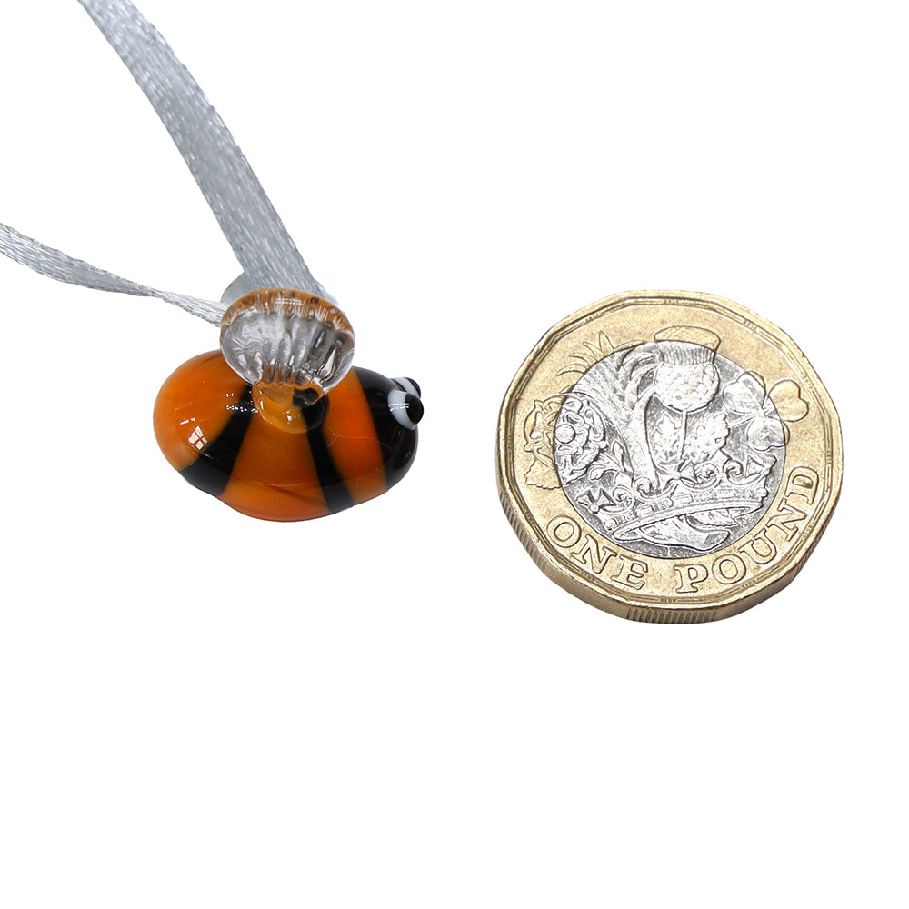 Tiny Glass Bee Hanging Decoration