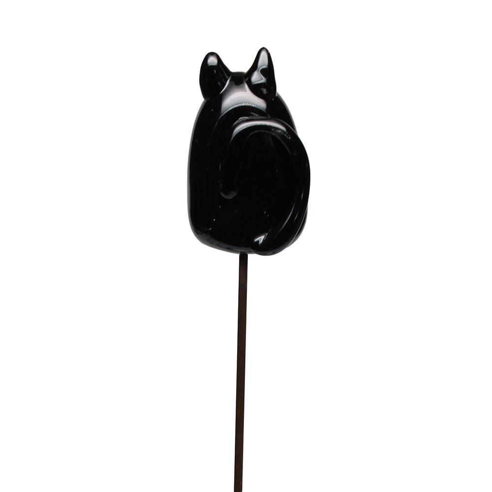 Black and White Cat Plant Decoration