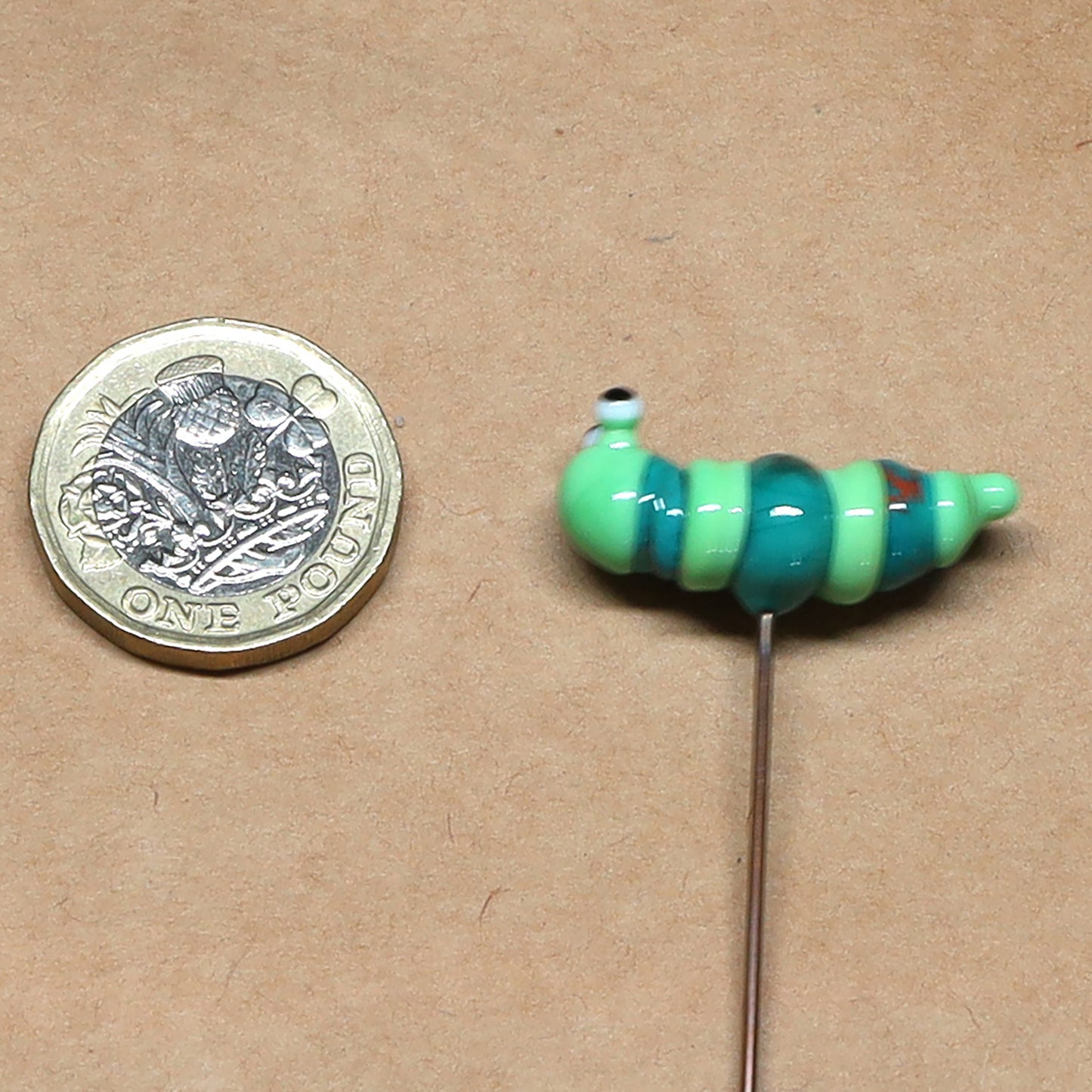 Green Caterpillar Plant Decoration