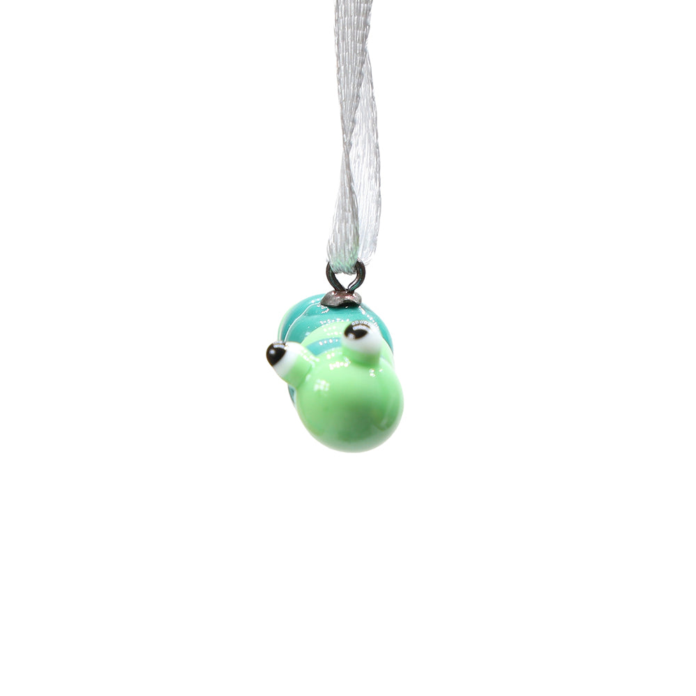 Tiny Glass Caterpillar Hanging Decoration