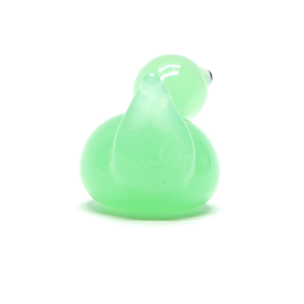 Green Opal Glass Duck