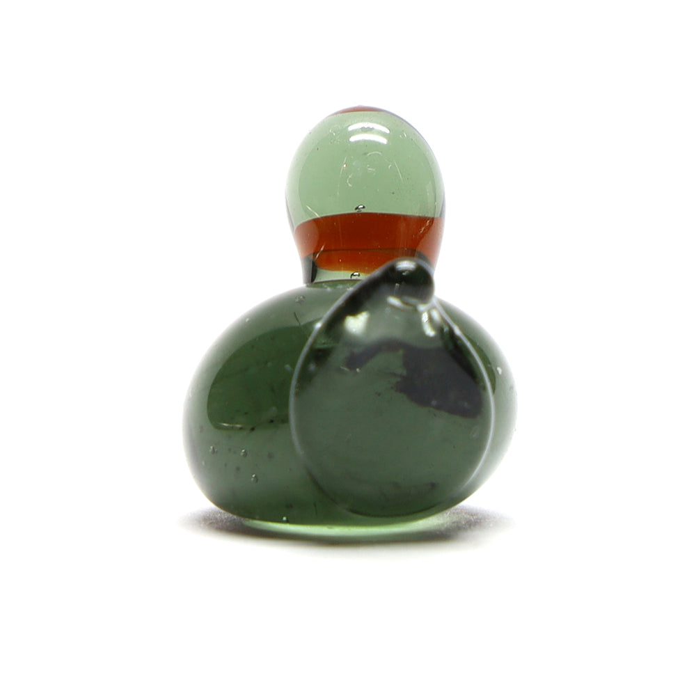 Grey Transparent Glass Duck