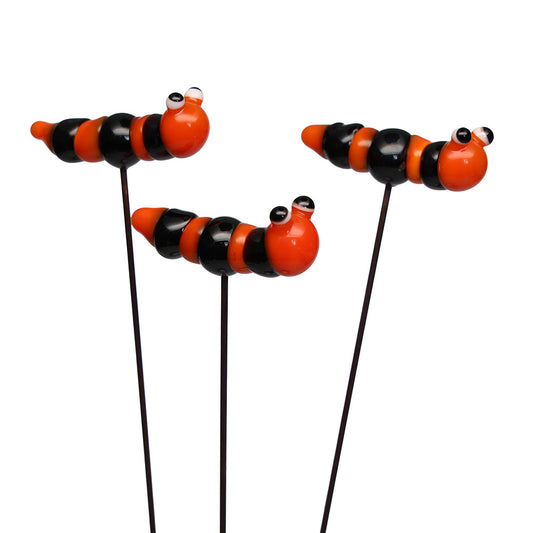 Halloween Caterpillar Plant Decoration