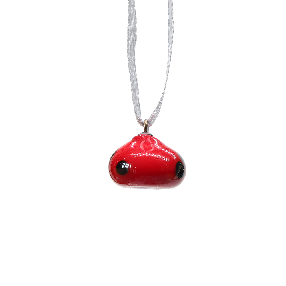 Tiny Glass Ladybird Hanging Decoration