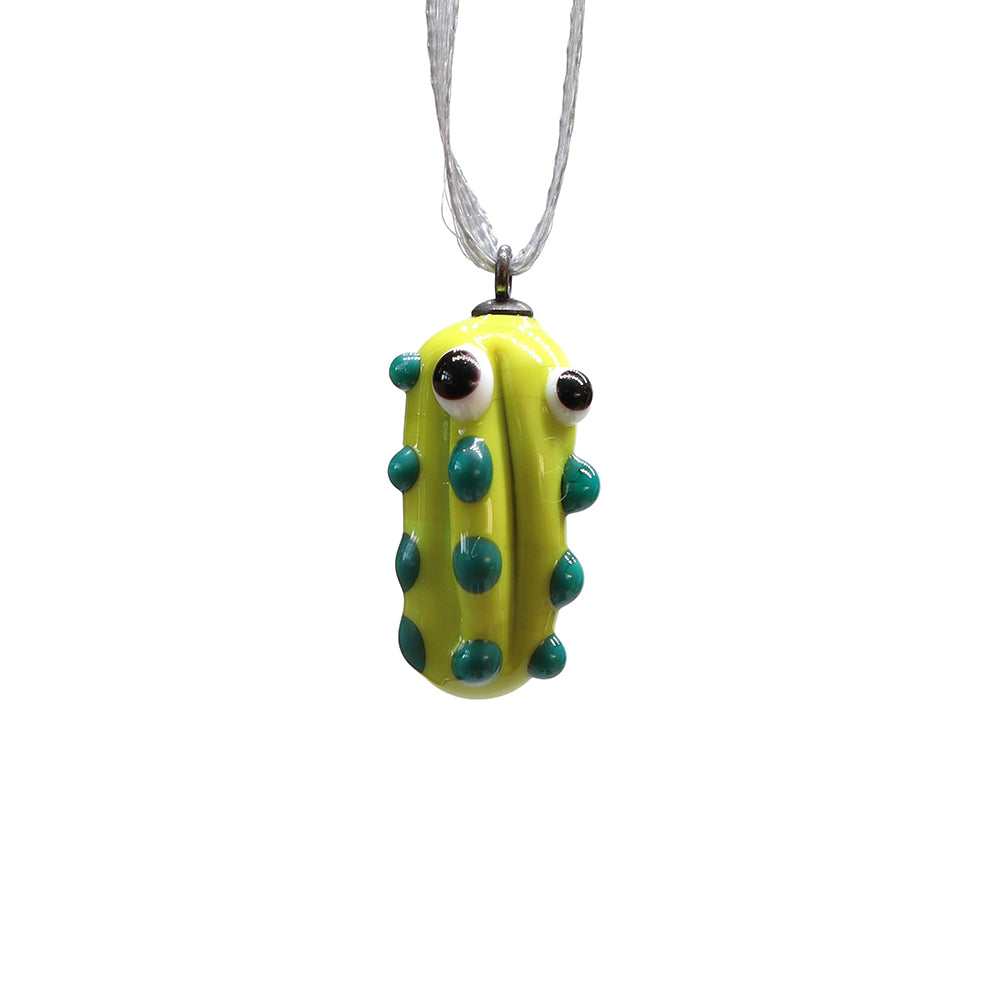 Tiny Glass Lime Pickle Hanging Decoration