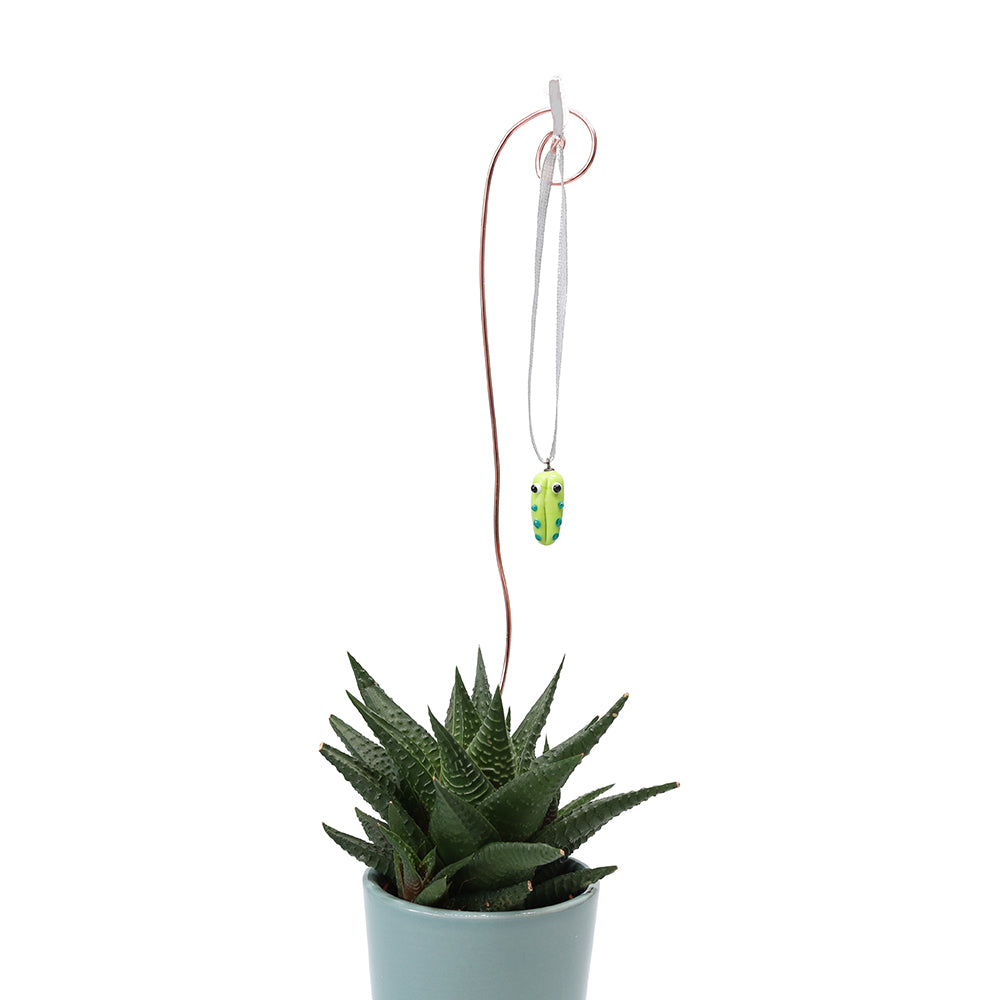 Tiny Glass Lime Pickle Hanging Decoration