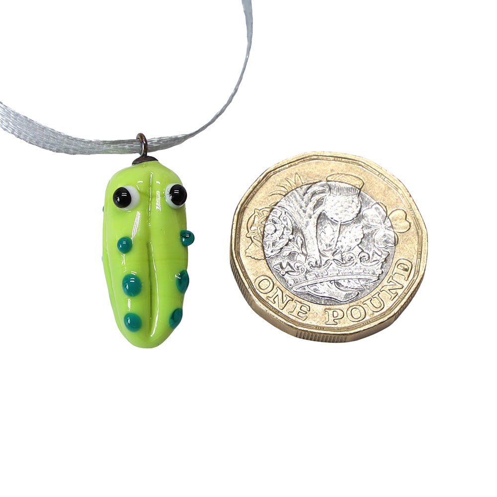 Tiny Glass Lime Pickle Hanging Decoration