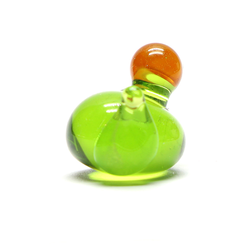 Lime Transparent Glass Duck