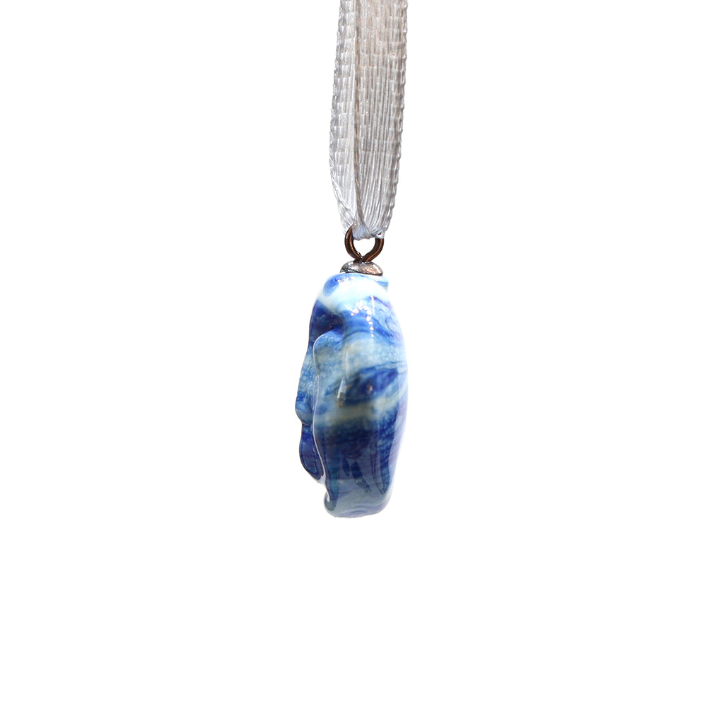 Tiny Glass Moon Hanging Decoration