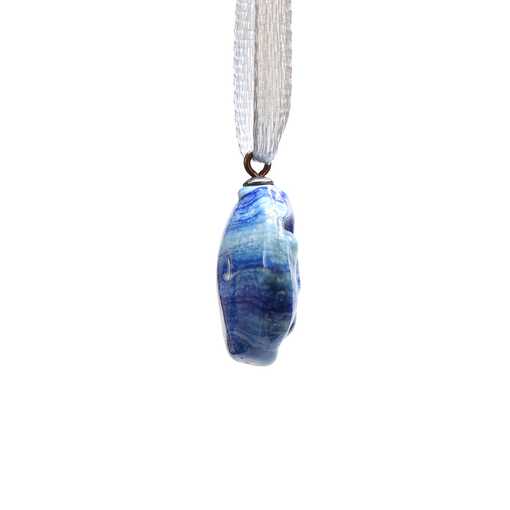 Tiny Glass Moon Hanging Decoration