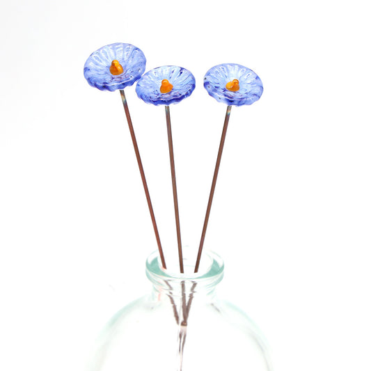 Pale Blue Transparent Speckles