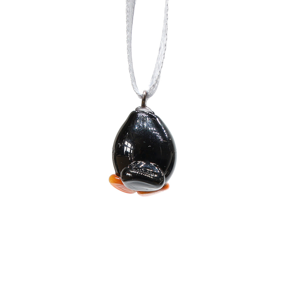 Tiny Glass Penguin Hanging Decoration