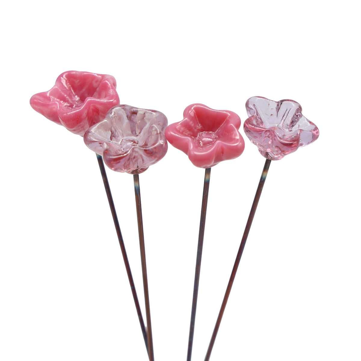 Pink Glass Star Flower