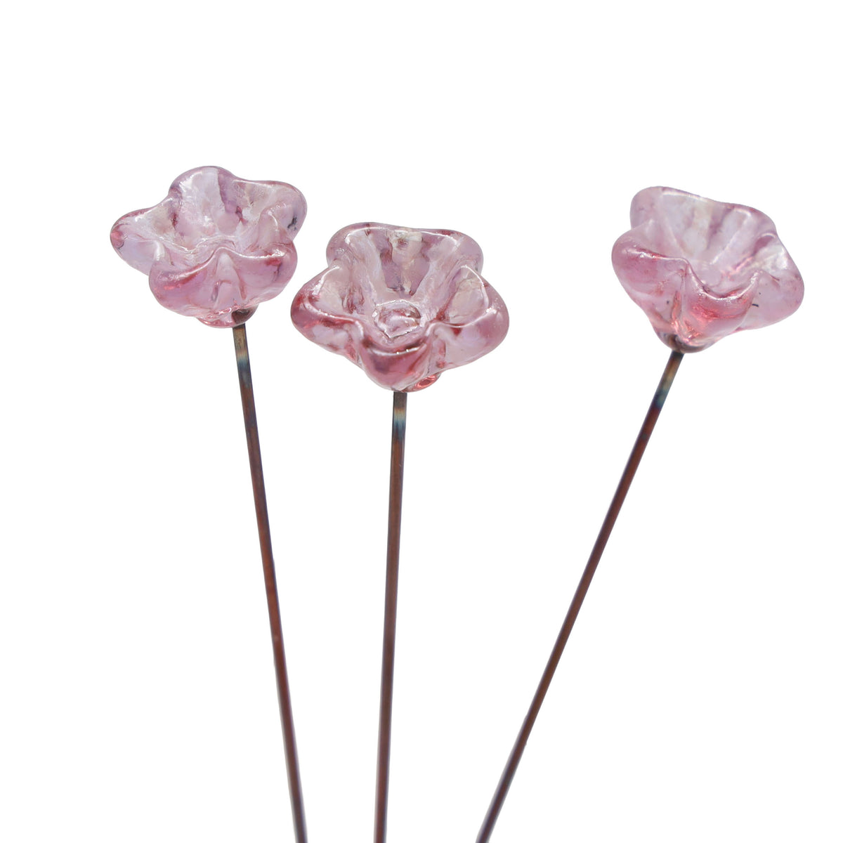 Pink Glass Star Flower