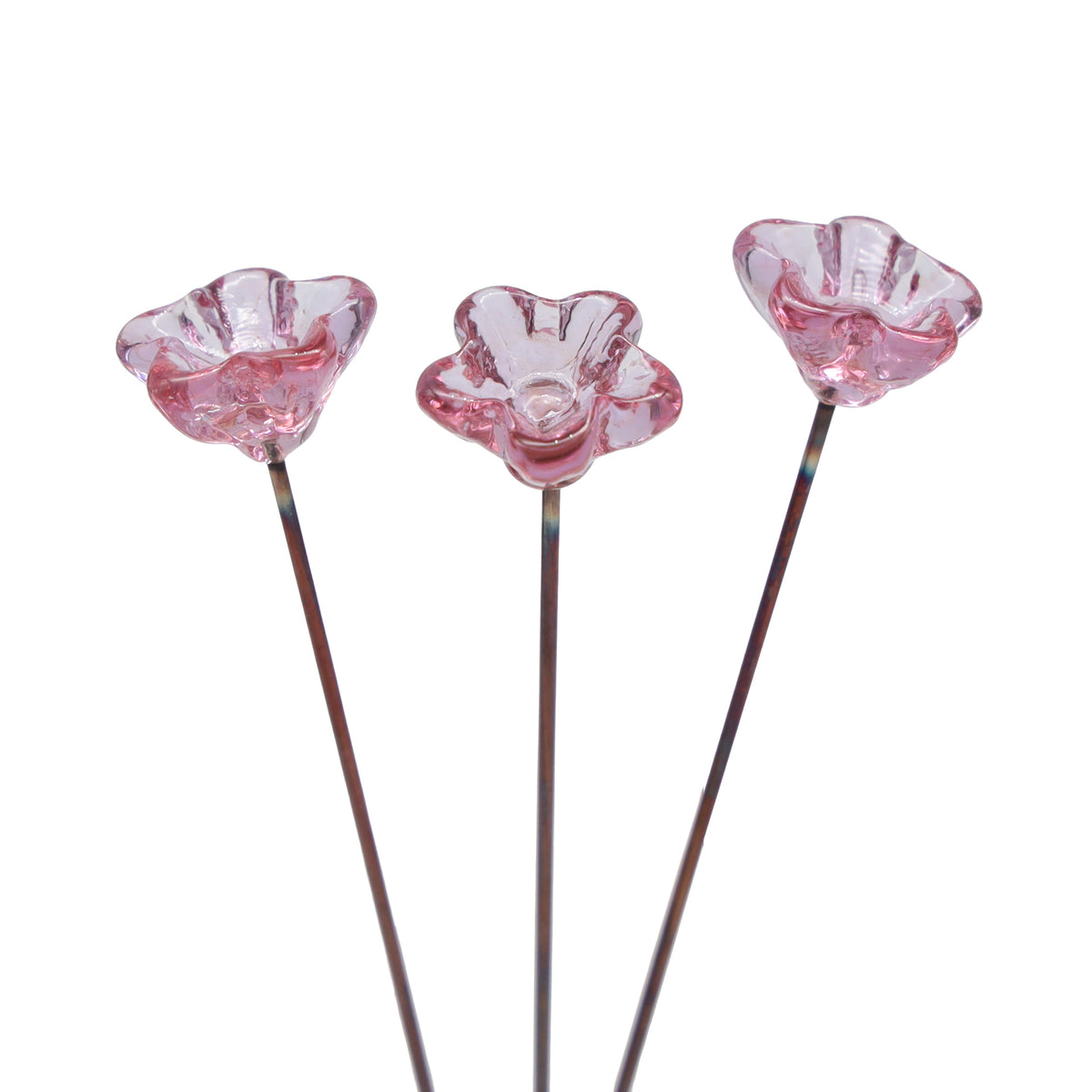 Pink Glass Star Flower