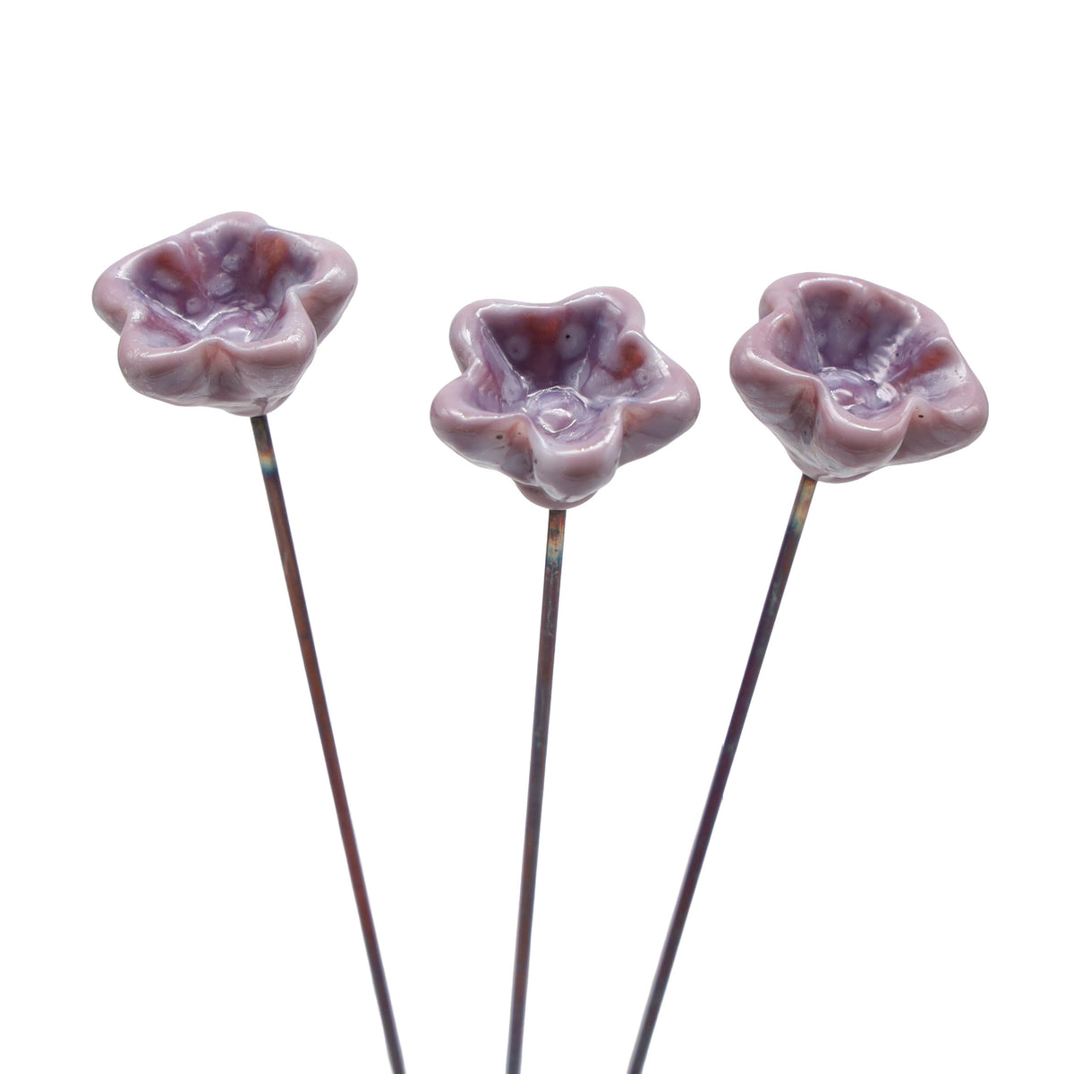 Purple Glass Star Flower