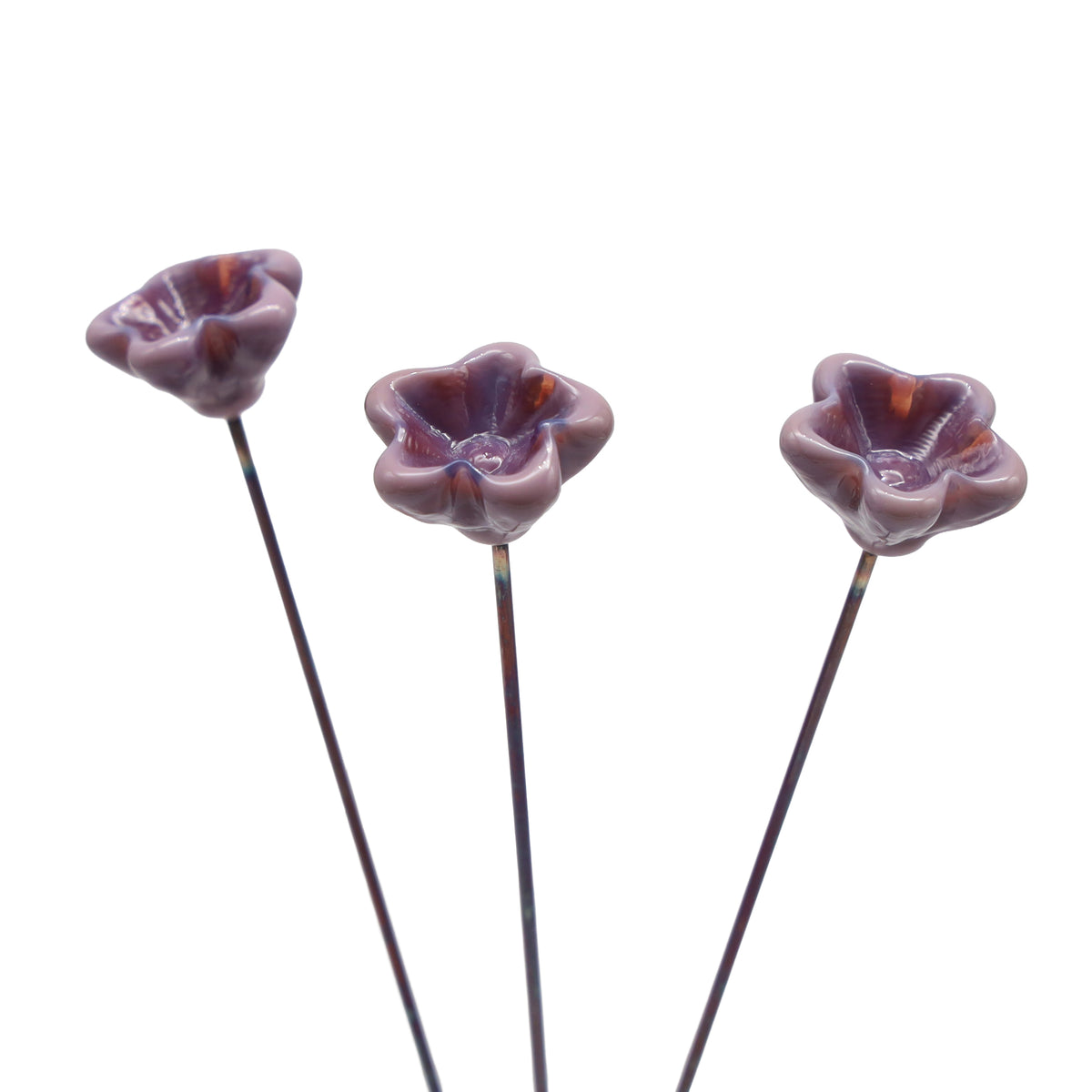 Purple Glass Star Flower